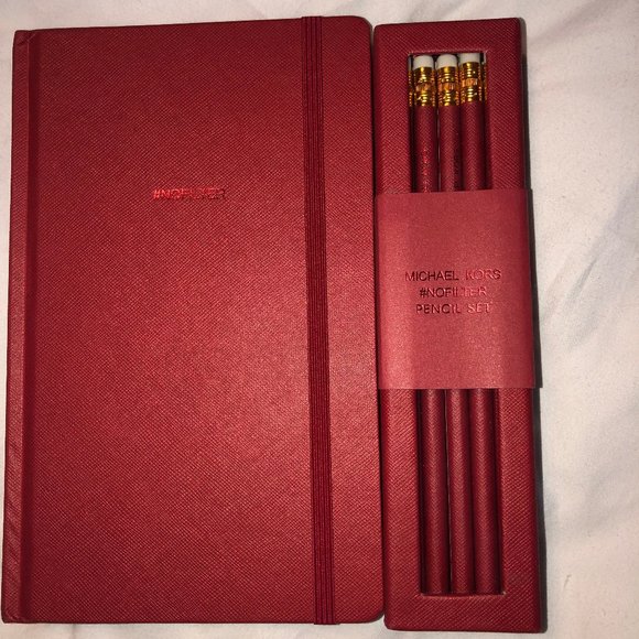 Michael Kors Other - NWT MK "#NoFilter" Notebook and Pencil Set